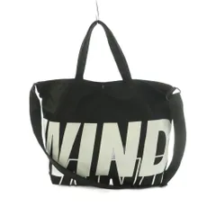 ウィンダンシー WIND AND SEA ロゴプリント ショルダーバッグ 黒 ブラック 白 ホワイト /MI ■OS ■SHのサムネイル