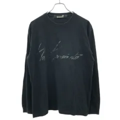 Ground Y グラウンド ワイ ロゴプリントロングスリーブTシャツ GU-T24-021 ブラック 3のサムネイル