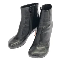 MM6 Maison Margiela  エムエムシックス メゾン マルジェラ 18AW スクエアトゥアンクルヒールブーツ S40WU0165 ブラック 37のサムネイル