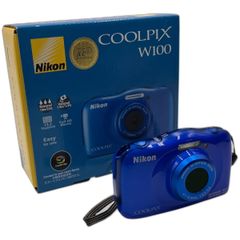 Nikon COOLPIX W100 ブルー 本体 - メルカリ