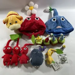 ★ PIKMIN ピクミン グッズ 雑貨 まとめ商品 ぬいぐるみ マスコット  なりきり帽子 引っこ抜きぬいぐるみ など 現状品 0.9kgのサムネイル