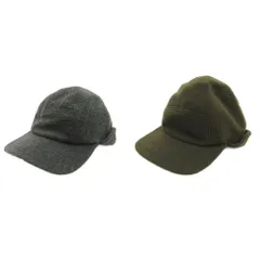 ユニクロ UNIQLO U 美品 2点セット フリースライニングキャップ グレー 茶 /TQのサムネイル