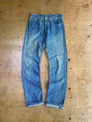 メンズ 80s リーバイス 505 ストレート W33 L32 鬼ヒゲ フェード 古着