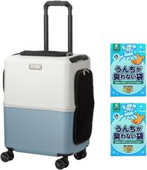 PETiCO ペチコ L スカイブルー×ホワイト、専用クッション - メルカリ