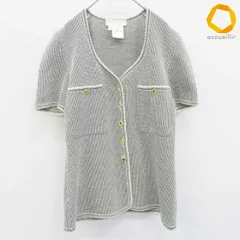 エスカーダ ESCADA ヴィンテージ ジャケット ノーカラー 半袖 総柄 レディース [a1018144]のサムネイル