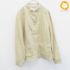 ノンノンドール nonnondorl ジャケット ノーカラー レース 刺繍 総柄