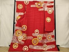 ☆未使用品☆色打掛☆個性的デザイン☆金彩加工☆舞台衣裳としても 