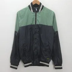 g■サイラス/SILAS フルジップブルゾン/バイカラー【S】緑紺/men's/130【中古】■のサムネイル