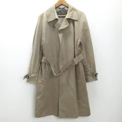 K■ポールスチュアート/Paul Stuart ステンカラーコート ベーシックデザイン【L】ベージュ/MENS■78【中古】のサムネイル