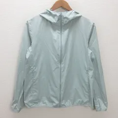 g■ユニクロ/UNIQLO ポケットダブルパーカー/211-414188【L】水色/LADIES/139【中古】■のサムネイル