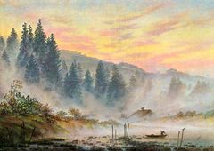 ♥日本画♥松原正峰♥山水画♥ 掛軸 掛け軸 骨董 古玩 - メルカリ
