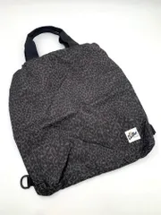 美品 Drifter ドリフター 2way レオパード リュック トート バッグ 茶 ■■レディース