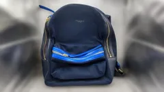 希少　TORY BURCH トリーバーチ　ブルーネイビー リュック　バックパックのサムネイル
