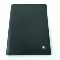 Montblanc　モンブラン　カードケース　レザー　ブラック　イタリア製のサムネイル