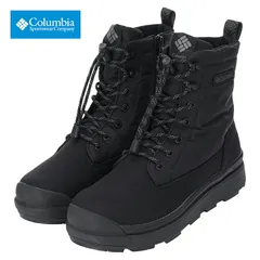 コロンビア ブーツ COLUMBIA 防水ブーツ スノーブーツ アウトドアブランド ウォータープルーフ オムニヒート レースアップ メンズ レディース ブランド 大きいサイズ 人気 黒 columbia234 ブラックのサムネイル