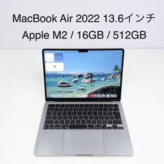 MacBook Air 13.6-inch 2022 / Apple M2 16GB SSD512GB スペースグレーのサムネイル