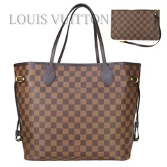 【中古】LOUIS VUITTON ルイヴィトン ネヴァーフルMM レディース ブラウン 茶 ダミエエベヌ トートバッグ ショルダーバッグ 肩掛け 大容量収納 A4収納 通勤 通学 人気 高級 定番のサムネイル