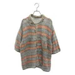 【美品】  JOURNAL STANDARD relume / ジャーナルスタンダードレリューム | 2023SS | CALIFORNIA / BORDER / クロシェアミ ニット カーディガン | L | マルチカラー | レディース