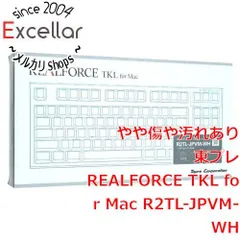 [bn:15] 東プレ　USBキーボード　REALFORCE TKL for Mac R2TL-JPVM-WH　スーパーホワイト+シルバー 元箱ありのサムネイル