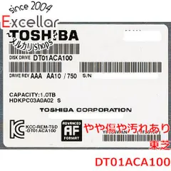 [bn:8] TOSHIBA製HDD　DT01ACA100　1TB SATA600 7200　2000～3000時間以内のサムネイル