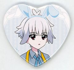 [중고] 배지·빈즈 토야마 다이후쿠 [완다 후루푸리큐아!자·무-비-! 두근두근·게임의 세계에서 대모험! 공개 기념 프리큐어 프리티 스토어 출장점 2024 in 마루이 하트형 캔 배지 01/완다 후루푸리큐아!]