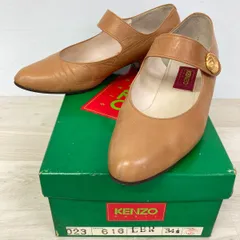 KENZO/ケンゾー パンプス 34 1/2(21.5cm相当) ライトブラウン LBR ストラップ 616 箱付 レディース[OM03203]のサムネイル