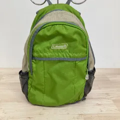Coleman/コールマン リュックサック/バックパック グリーン×ベージュ×グレー メッシュポケット付[ON00150]のサムネイル