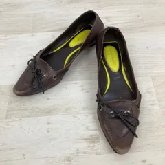 ボッテガヴェネタ パンプス/フラットシューズ 35 ブラウン/イエロー リボンモチーフ BOTTEGA VENETA[OK03122]のサムネイル