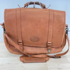 Eddie Bauer/エディーバウアー レザー ショルダーバッグ ブラウン/茶色 メッセンジャーバッグ 斜め掛け 2WAY[ON00188]のサムネイル
