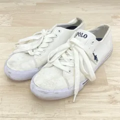 ポロ ラルフローレン スニーカー SCHOLAR 997146 ホワイト 23.5cm キャンバス シューズ POLO RALPH LAUREN[ON00243]のサムネイル