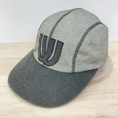美品 Wilson/ウィルソン キャップ 帽子 グレー系 バイカラー フロントロゴ 刺繍 スポーツ/カジュアル[OJ02706]のサムネイル