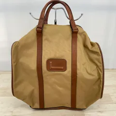 LANCEL/ランセル ボストンバッグ/ハンドバッグ ベージュ×ブラウン キャンバス×レザー フランス製 MADE IN FRANCE[ON00297]のサムネイル