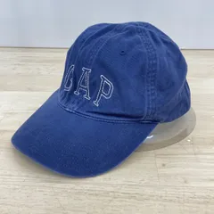 GAP/ギャップ キャップ 帽子 M/Lサイズ ネイビー/ブルー系 綿100% ロゴ刺繍 RN54023[ON00347]のサムネイル