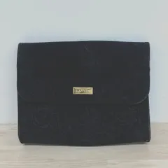 LANVIN/ランバン クラッチバッグ/セカンドバッグ ブラック 総柄 ゴールド金具 ペイズリー調[OQ03495]のサムネイル