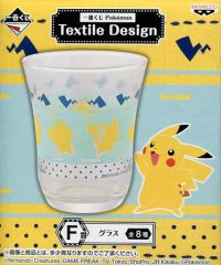 [중고] 유리 (캐릭터) 피카츄 유리 [이치 반 쿠지 Pokemon Textile Design] F 상