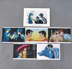 [중고] 엽서 빛을 바른다 엽서 (6장 세트) [미타카노모리 지브리 미술관 [영화를 바르는 일]전]