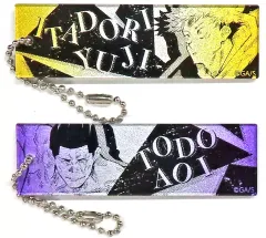 【中古】キーホルダー 虎杖悠仁＆東堂葵 「呪術廻戦 グラデーションアクリルキーホルダー2個セット」  ジャンプキャラクターズストア限定