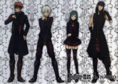 [중고] 포스터 A3 클리어 포스터 집합 [D.Gray-man Hallow × h.NAOTO]