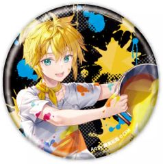 [중고] 배지 빈즈 카가미네 렌(등신) [피아프로 캐릭터즈 홀로그램 캔 배지(57mm) 01. 페인트 ver.(그린 일으키는 일러스트)]