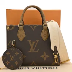 【中古】ルイヴィトン モノグラム ジャイアント リバース オンザゴー PM ハンドバッグ 2WAY Sランク lv54327jkのサムネイル