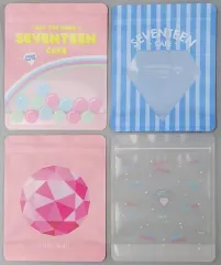 【中古】バッグ(男性) SEVENTEEN ジッパーバッグ4枚セット 「SEVENTEEN CAFE 2020」