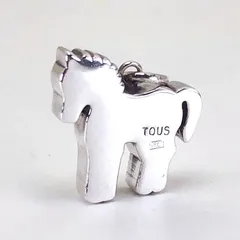 【美品】TOUS トウス／ホース モチーフ ネックレス ペンダントトップ 馬／SV925／シルバーのサムネイル