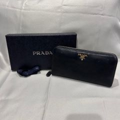 ✨美品✨PRADA プラダ◇黒ブラック◇フルレザー◇長財布◇シリアル