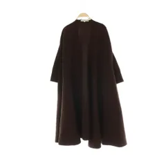 グーコミューン gout commun ニットコーディガン アウター ロング 38 ダークブラウン /HS ■MAのサムネイル