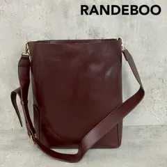 RANDEBOO ランデブー バケットバッグ ショルダーバッグ ハンドバッグ 2way ボルドー ワインレッド レザー調 斜め掛け 大容量 レディース 通勤 通学 カジュアル シンプル お洒落 鞄 かばん バッグ バック 人気 ★ ■■のサムネイル