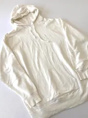 Champion チャンピオン 裏毛 ロゴ刺繍 オーバーサイズ プルオーバー パーカー sizeF/白 ■■レディース