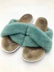 emu エミュー オーストラリア Mareaba w11880    ファーサンダル サンダル size25/緑■■レディースのサムネイル