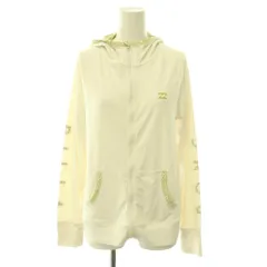 ビラボン BILLABONG LOGO ZIP UP HOODED RASHGUARD ラッシュガード フーディー パーカー ジップアップ M アイボリー ライトグリーン /DO ■OSのサムネイル