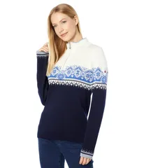 ダールオブノルウェイ レディース アウター ニット・セーター ミニ Dale of Norway Moritz Feminine NavyWhiteUltr ホワイトのサムネイル