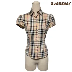 4006 BURBERRY LONDON ノヴァチェック パフ 半袖 シャツのサムネイル
